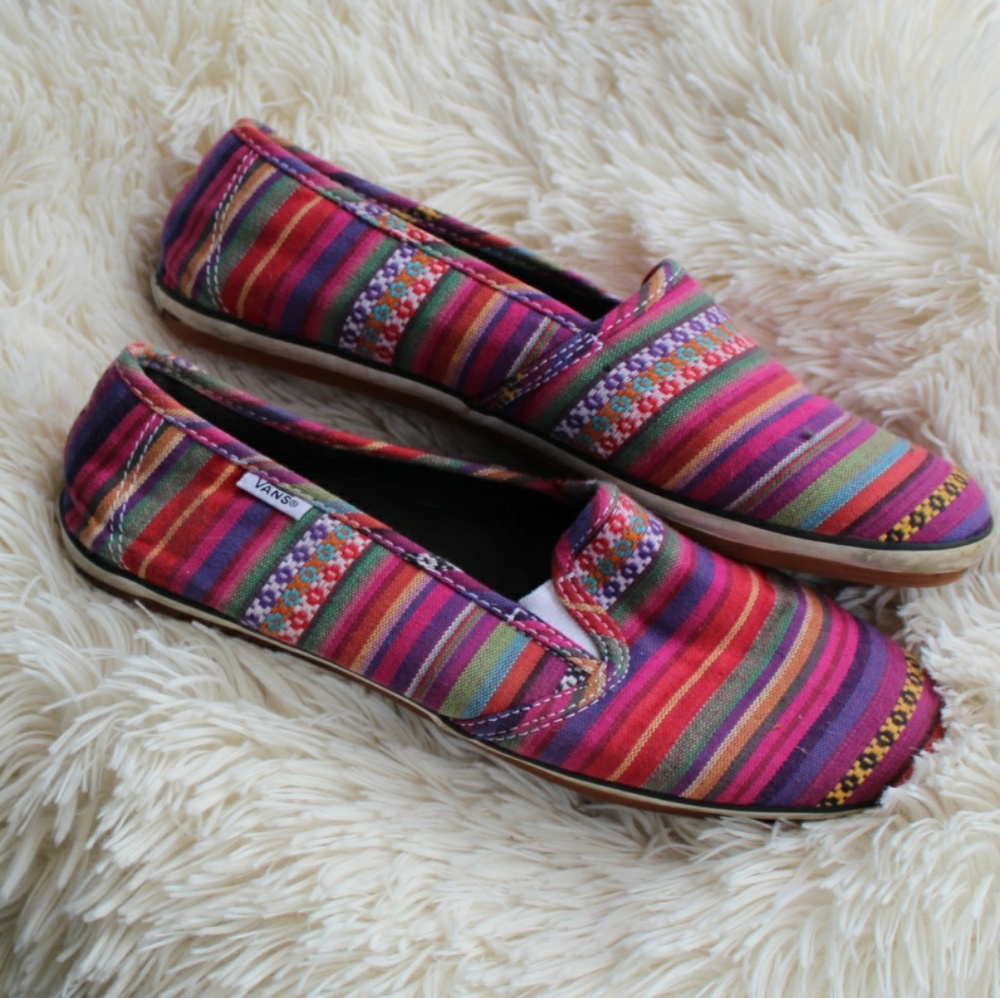 Multicolored Vans